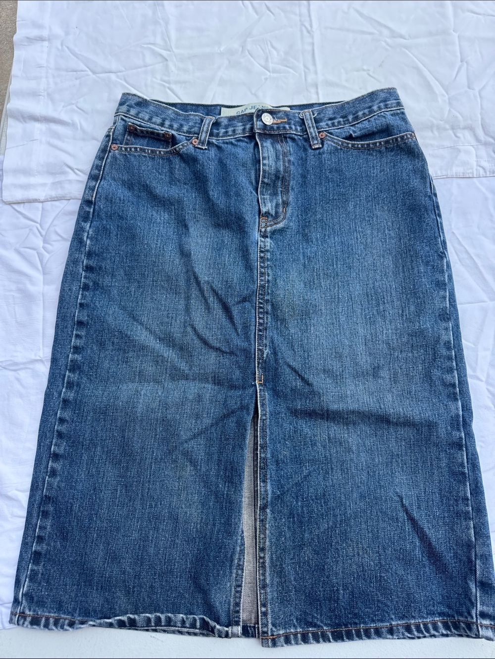 Vintage gap denim skirt size 10